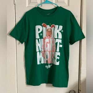 Men’s A Christmas Story Green Short Sleeve T Shirt Size S NWOT